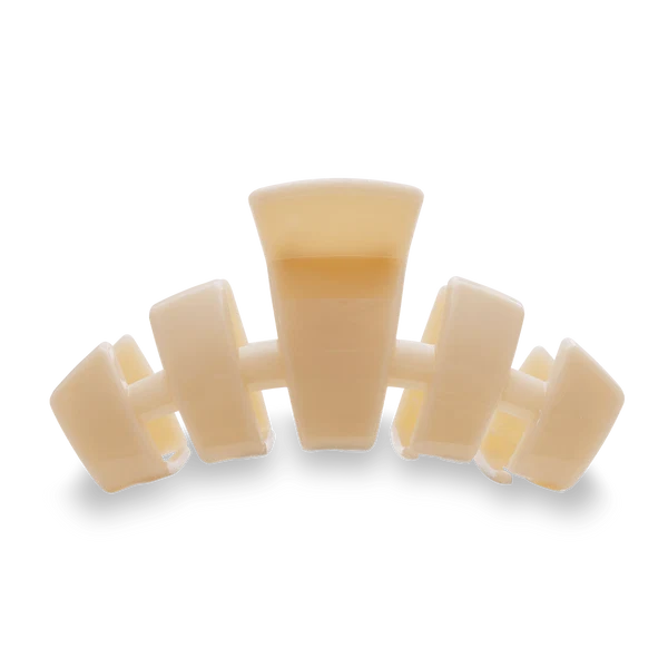 TT-CL01-003 Teleties Large Claw Clip Almond Beige 0