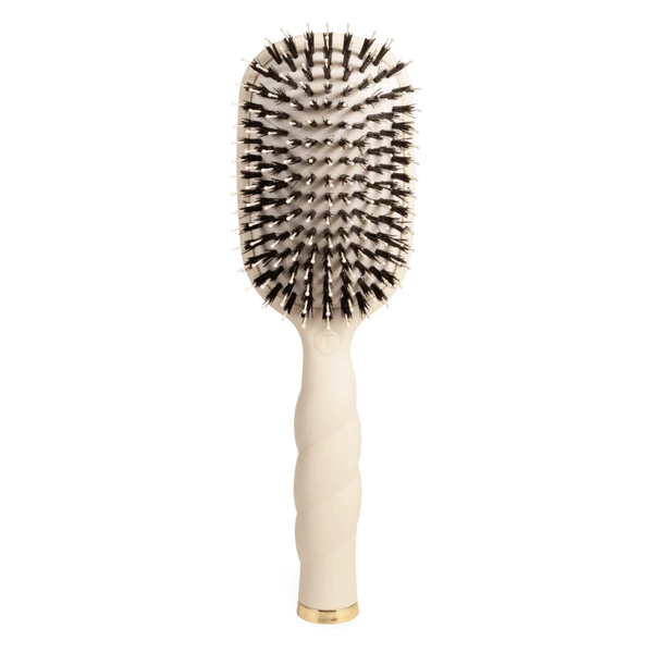 TT-BOAR-003 Teleties Full Size Boar Bristle Brush Tan 0