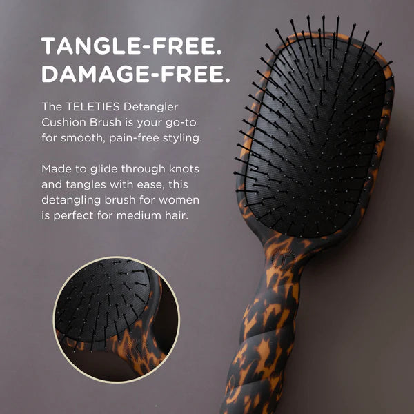 TT-DET-M Teleties Detangling Brush for Medium Hair