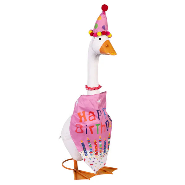 TDFCMGS25 Evergreen Porch Goose Birthday Girl Outfit