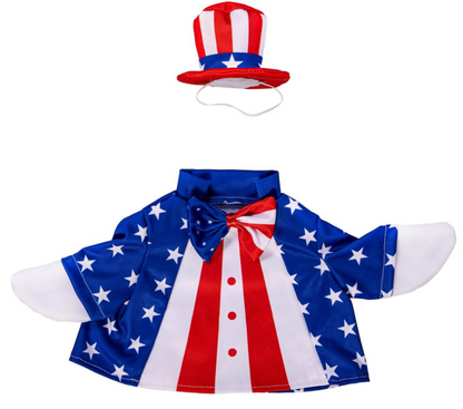 TDF4GGS25 Evergreen Porch Goose Patriotic Suit