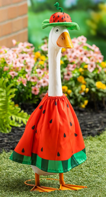 TDG4DGS25 Evergreen Porch Goose Watermelon Outfit