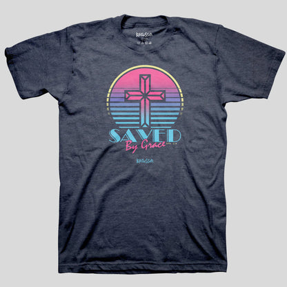 APT5261 Kerusso Women's T-Shirt Saved By Grace Cross