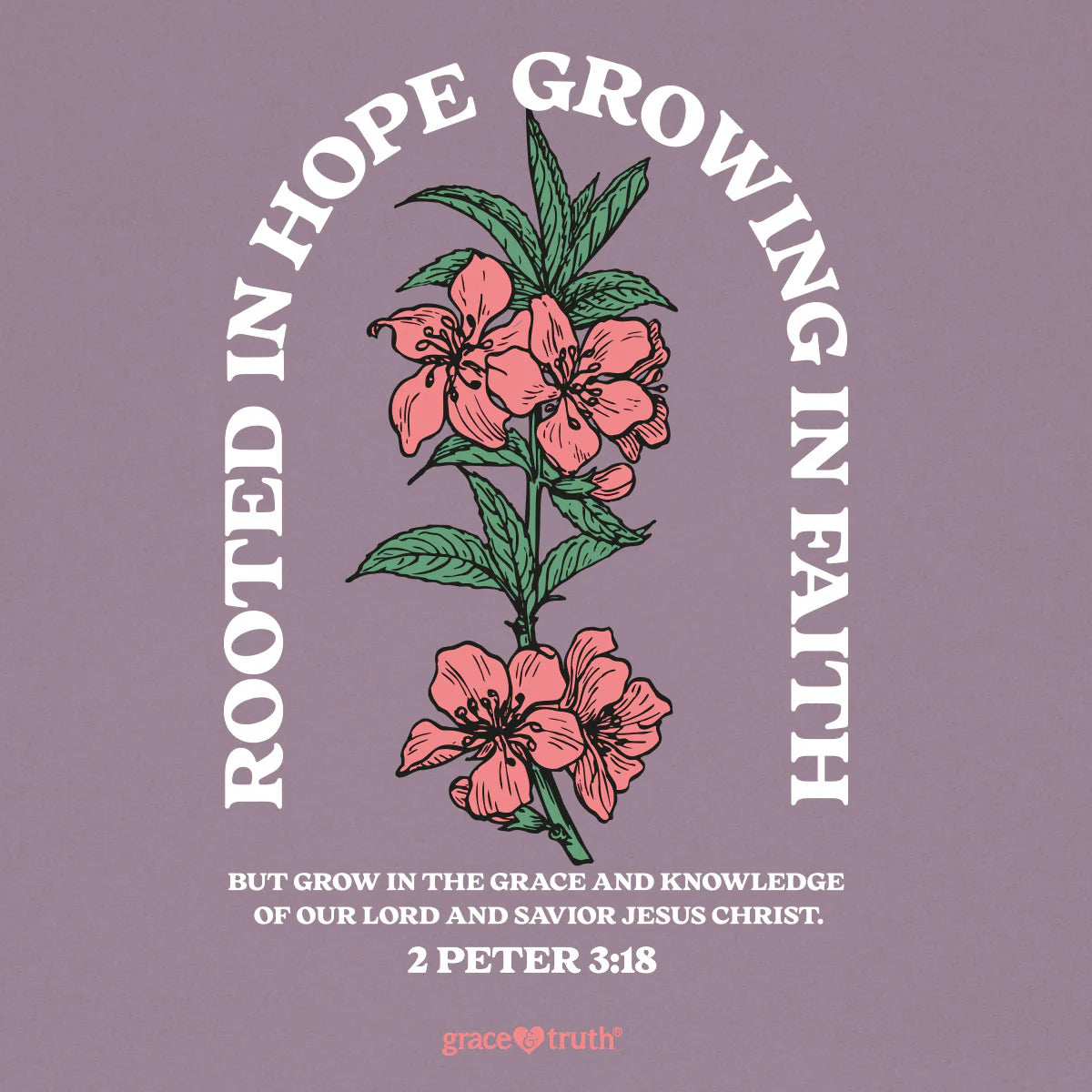 GTA5294 Grace & Truth Women's T-Shirt Rooted In Hope