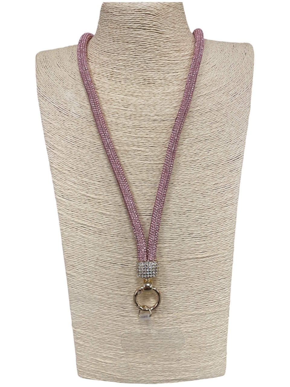 Crystal Lanyard Cell Phone Holder