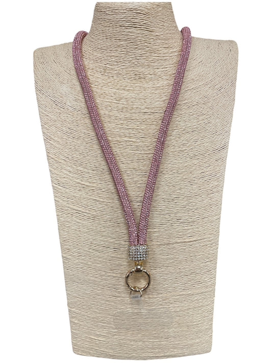 Crystal Lanyard Cell Phone Holder