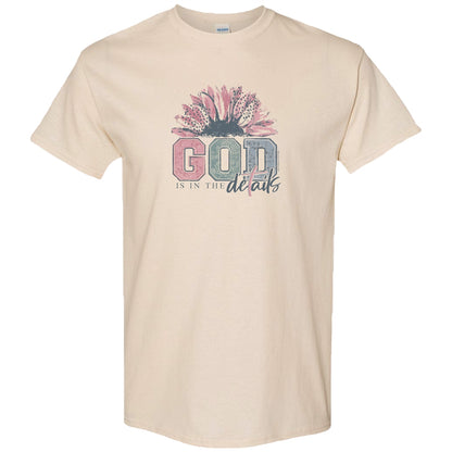 SC1541NA Southern Couture Soft Style God is in the Details tee in Natural