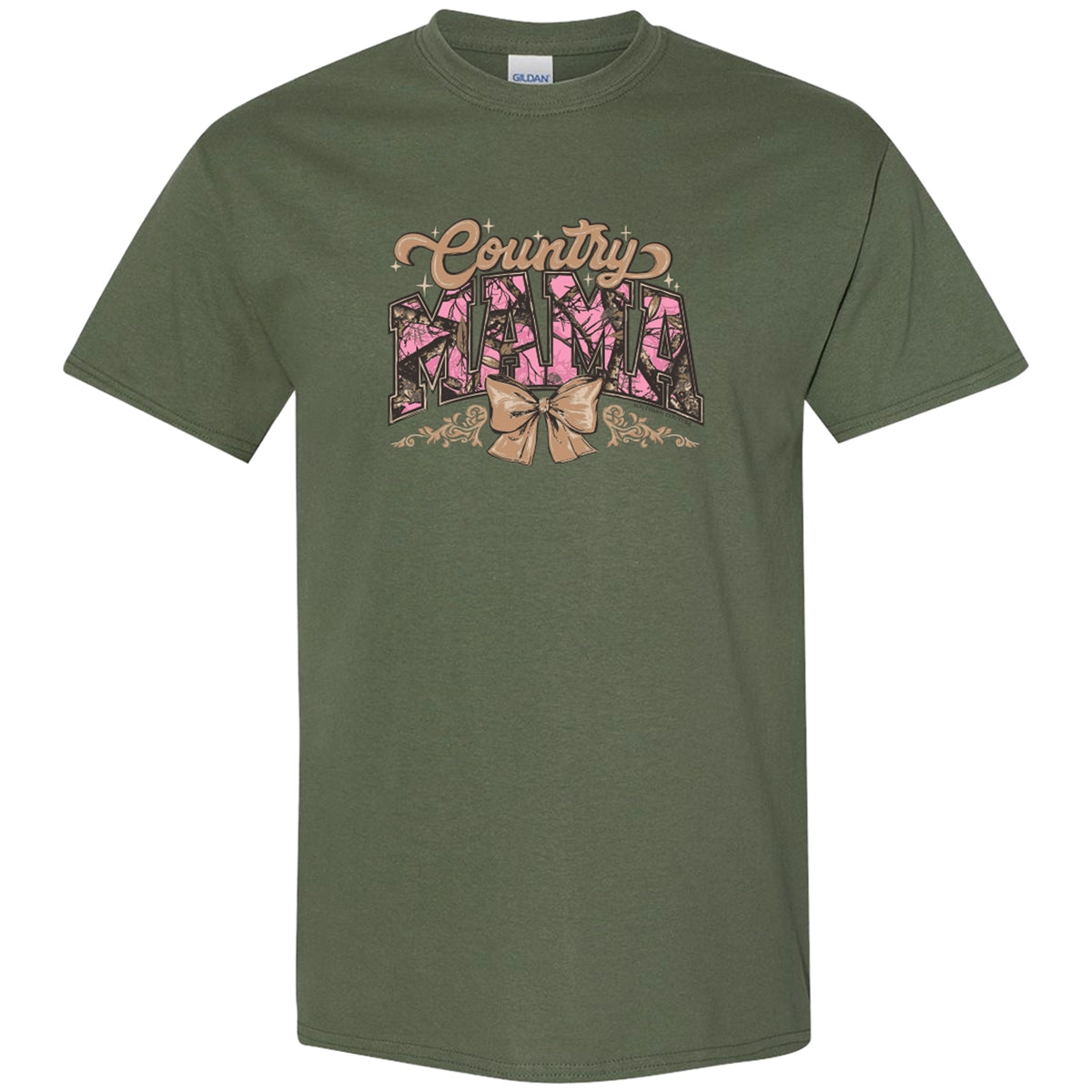 SC1566MGN Southern Couture Soft Style Country Mama in Military Green