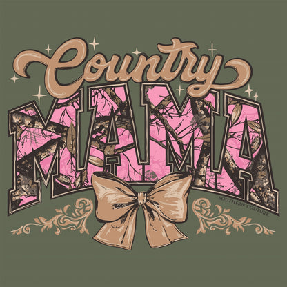 SC1566MGN Southern Couture Soft Style Country Mama in Military Green