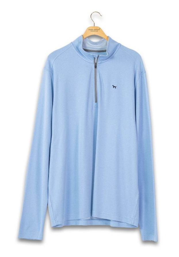 PP-0126-MN-QTRZIP-GLACIER Simply Southern Men’s Quarter Zip