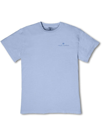 YTH-MINWASH-LEMON-FDBLU Youth Simply Southern Lemon Short Sleeve T-Shirt