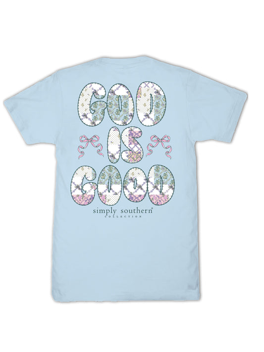 YTH-SS-GOOD-ICE Youth Simply Southern God Is Good Short Sleeve T-Shirt
