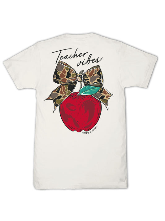SS-TEACHER-LINEN Simply Southern Teacher Short Sleeve T-Shirt