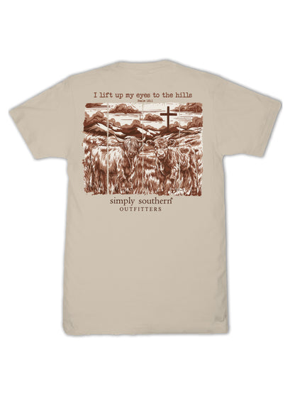 SS-HILLS-CLAY Simply Southern Hills Short Sleeve T-Shirt