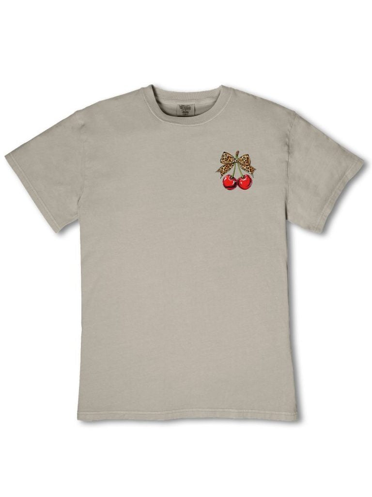 MINWASH-CHERRY-BIRCH Simply Southern Cherry Short Sleeve T-Shirt