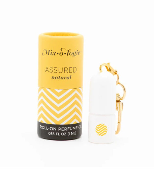 MRB-ASSURED Mix-o-logie Mini Keychain Rollerball Perfume - Assured (Natural)