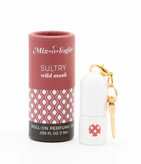 MRB-SULTRY Mix-o-logie Mini Keychain Rollerball Perfume - Sultry (Wild Musk)