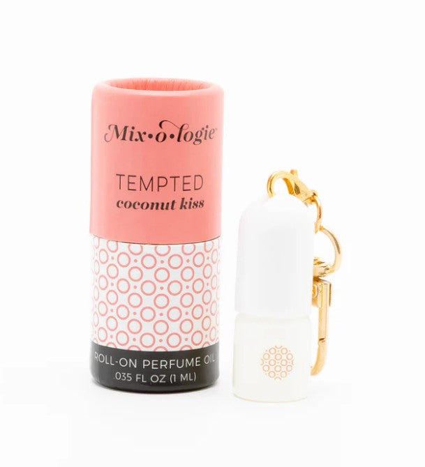 MRB-TEMPTED Mix-o-logie Mini Keychain Rollerball Perfume - Tempted (Coconut Kiss)