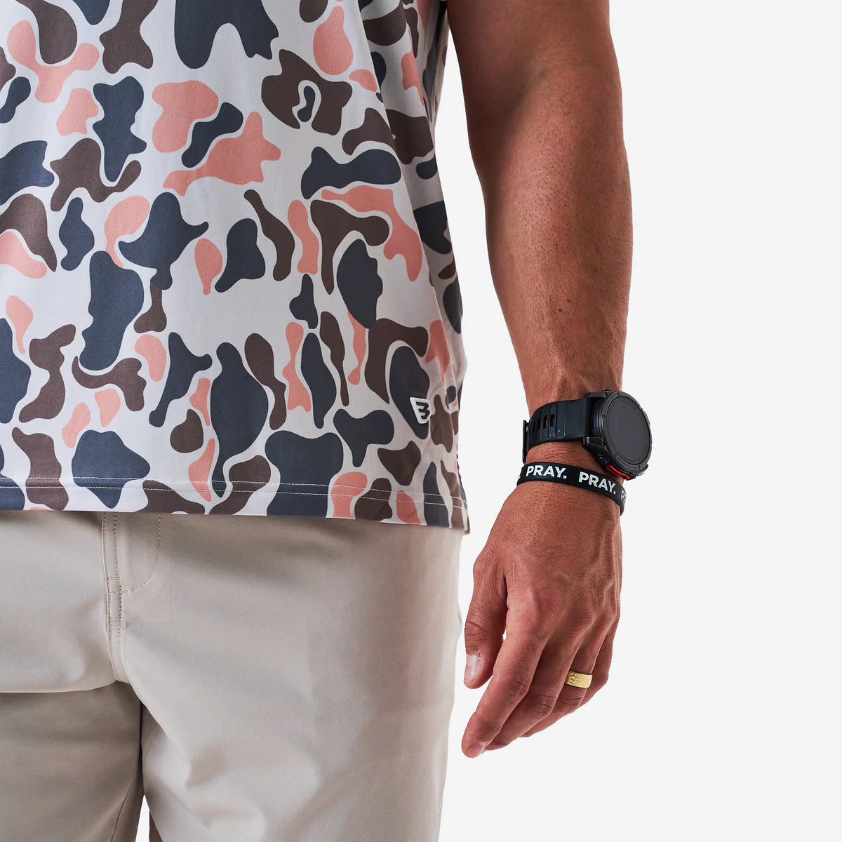 Burlebo Go To Tee in Vintage Camo