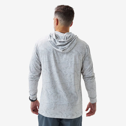 Burlebo Performance Hoodie in Digi Camo Ivory