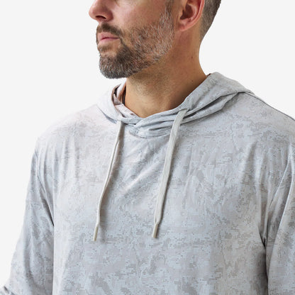 Burlebo Performance Hoodie in Digi Camo Ivory