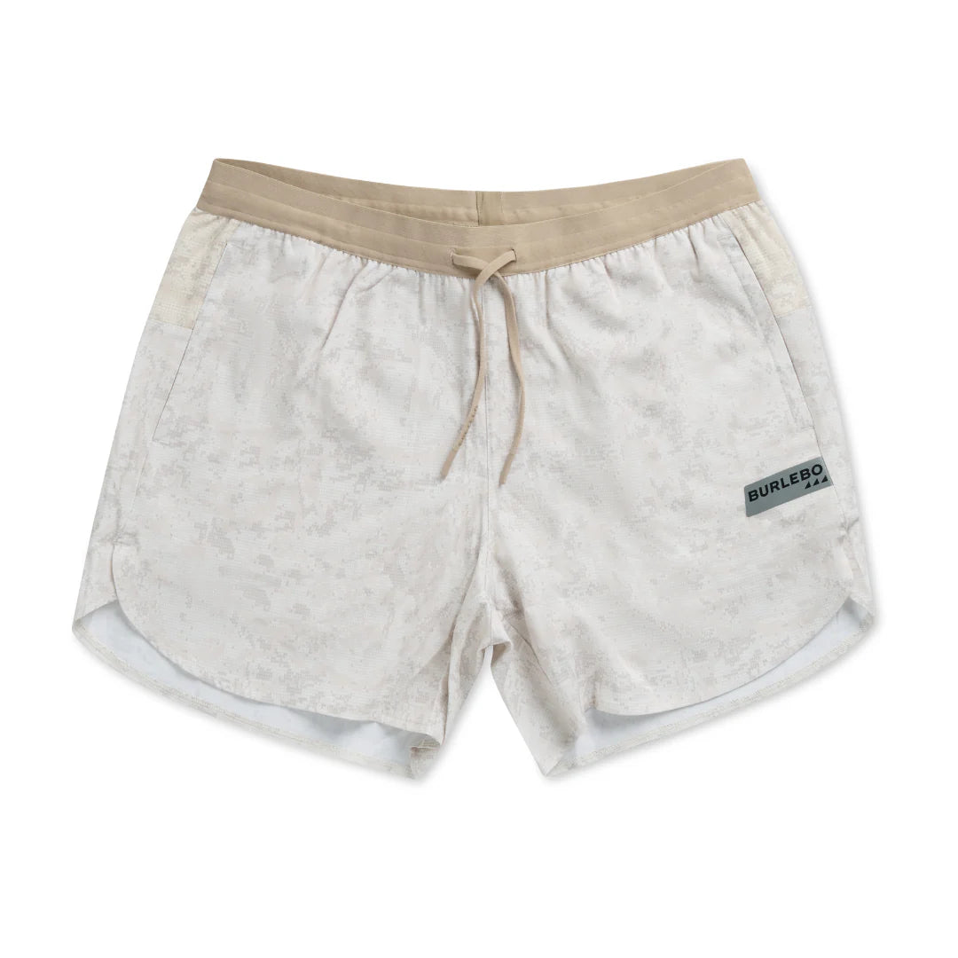 Burlebo Training Short in Digi Camo - Ivory
