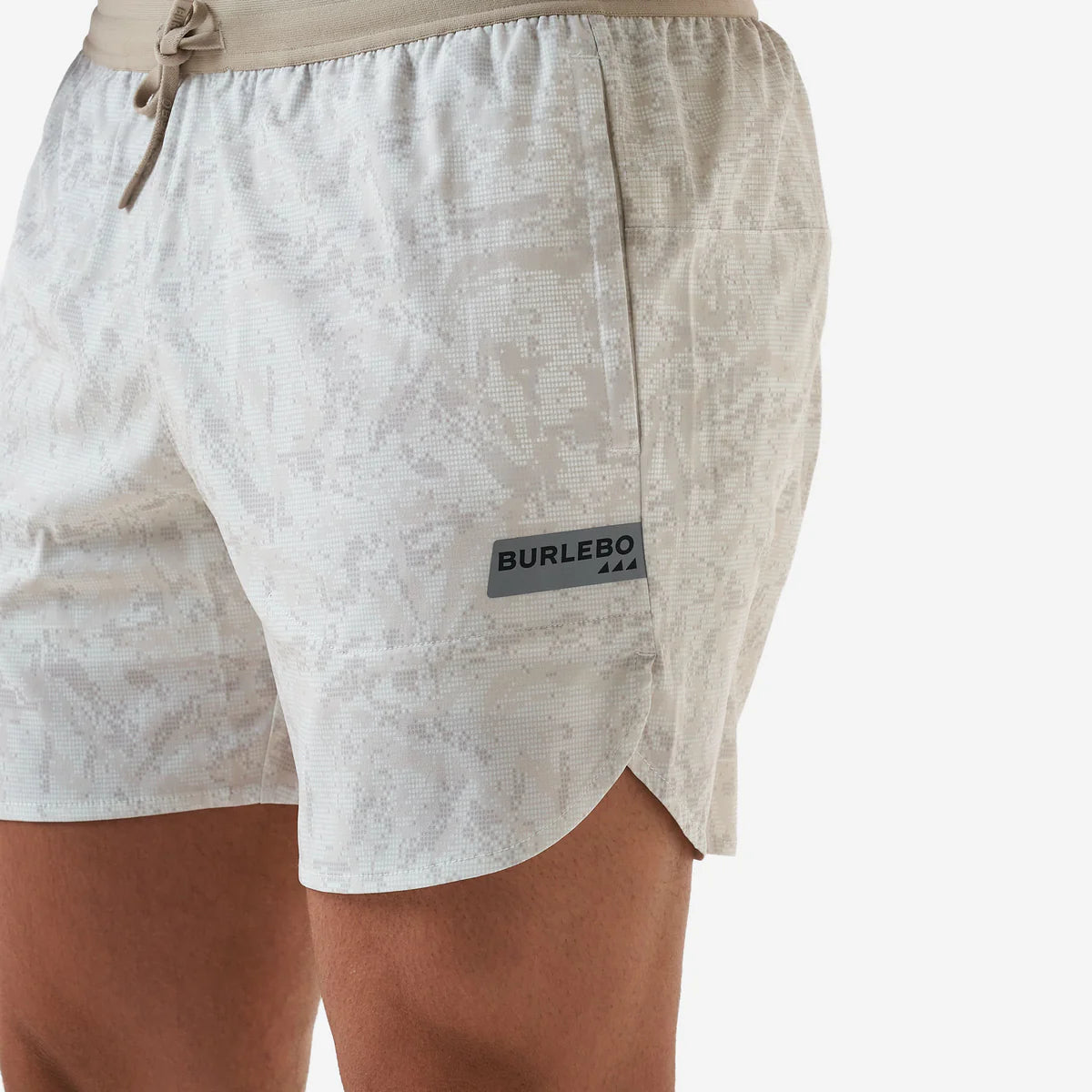 Burlebo Training Short in Digi Camo - Ivory
