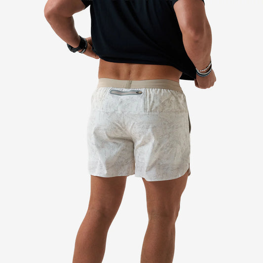 Burlebo Training Short in Digi Camo - Ivory