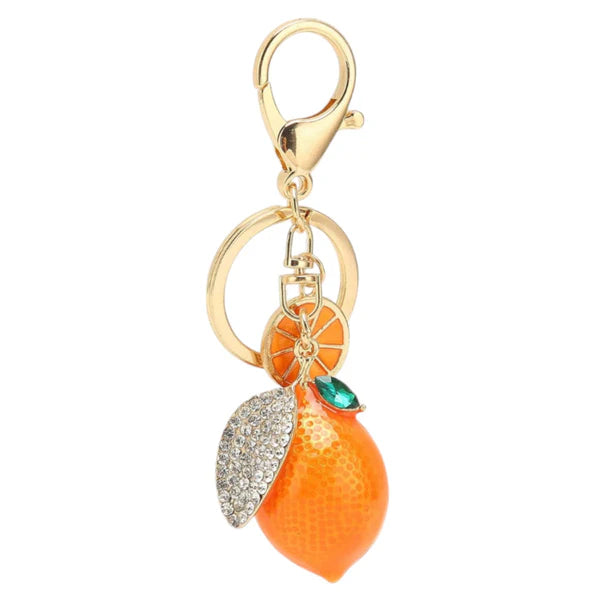 MMK5032 Orange Stone Bag Charm