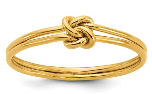 GFR115 1/20 14K Gold Filled Love Knot Ring
