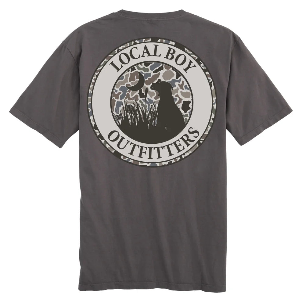L1000691 Local Boy Original LCF Circle Short Sleeve Tee Gray
