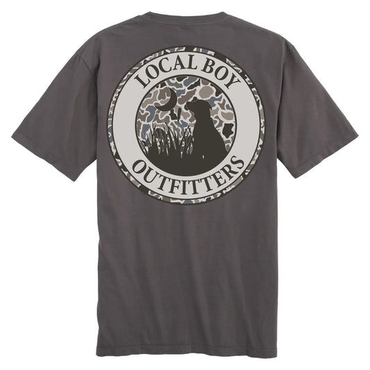 L1000691 Local Boy Original LCF Circle Short Sleeve Tee Gray