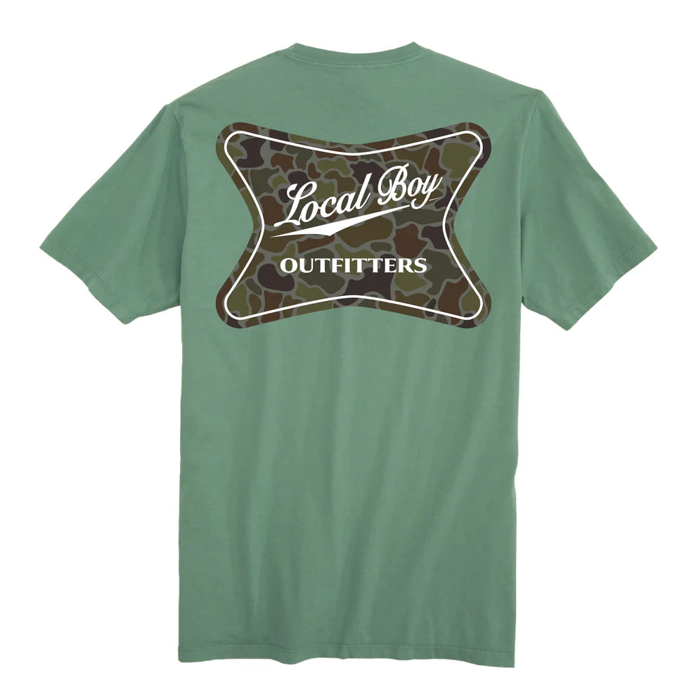 L1000707 Local Boy High Badge OD Short Sleeve T-shirt