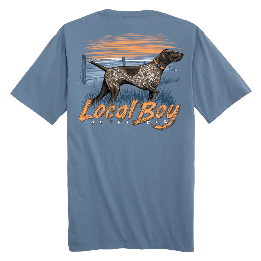 L1000723 GSP Local Boy Sunset Short Sleeve T-Shirt Slate