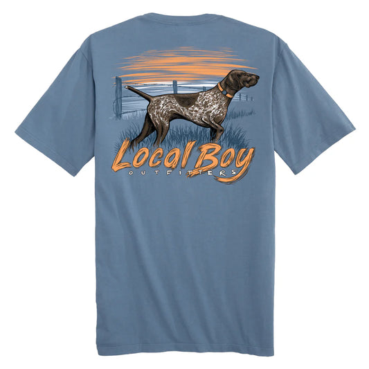 L1000723 GSP Local Boy Sunset Short Sleeve T-Shirt Slate