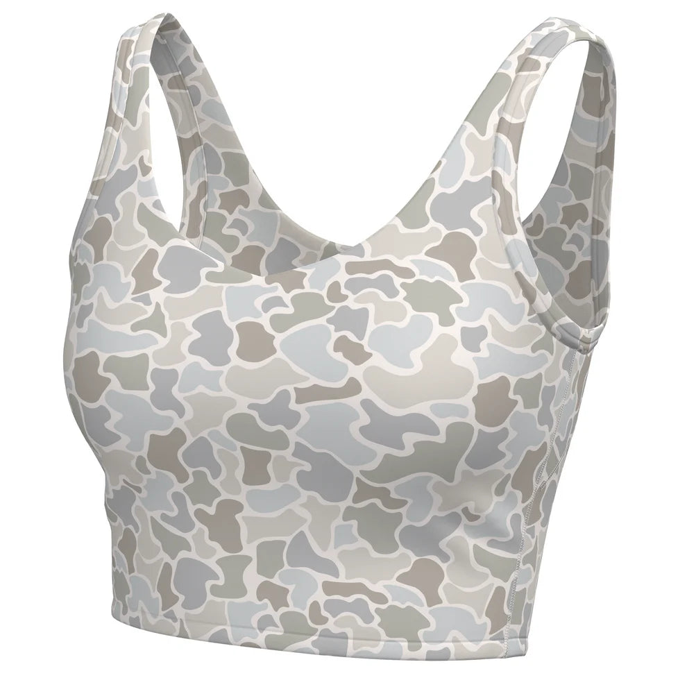 Local Girl Tank Top in Forest Camo Saltwater