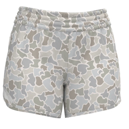 L5160012 Local Girl Vista Shorts in Forest Camo Saltwater
