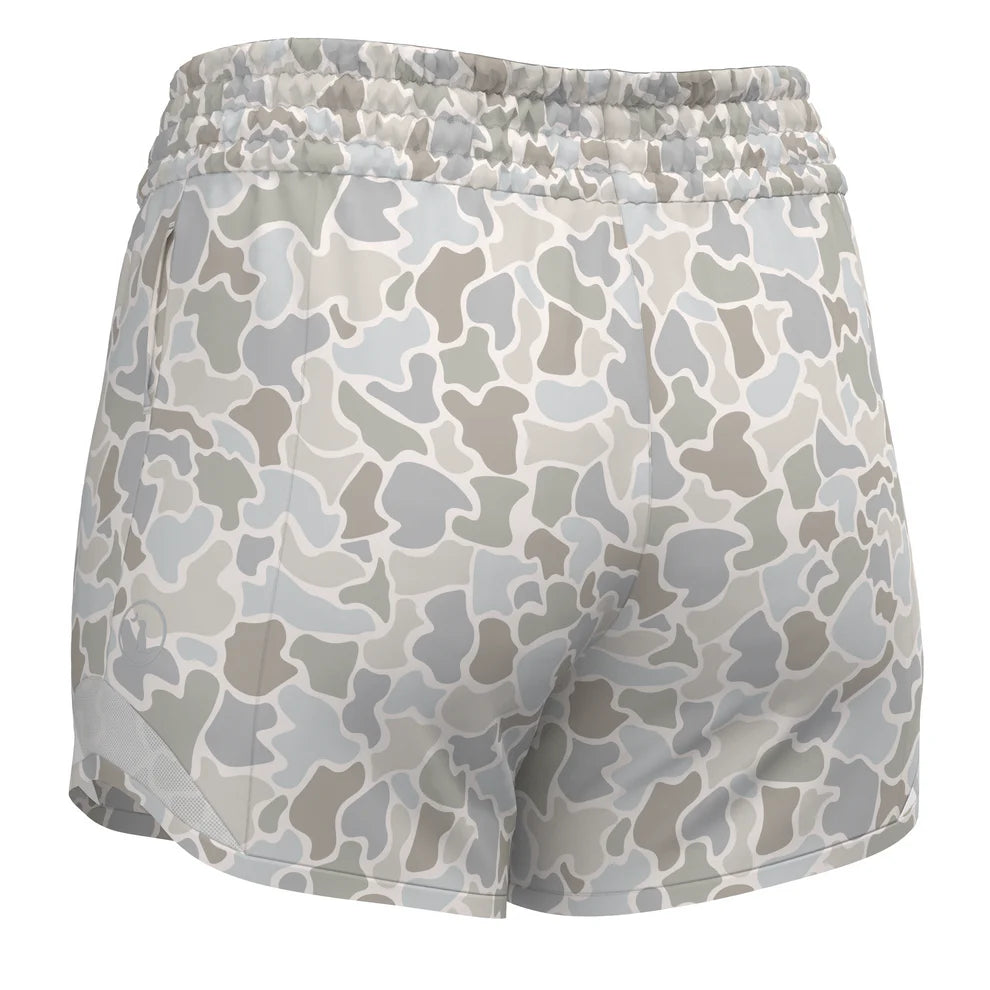 L5160012 Local Girl Vista Shorts in Forest Camo Saltwater