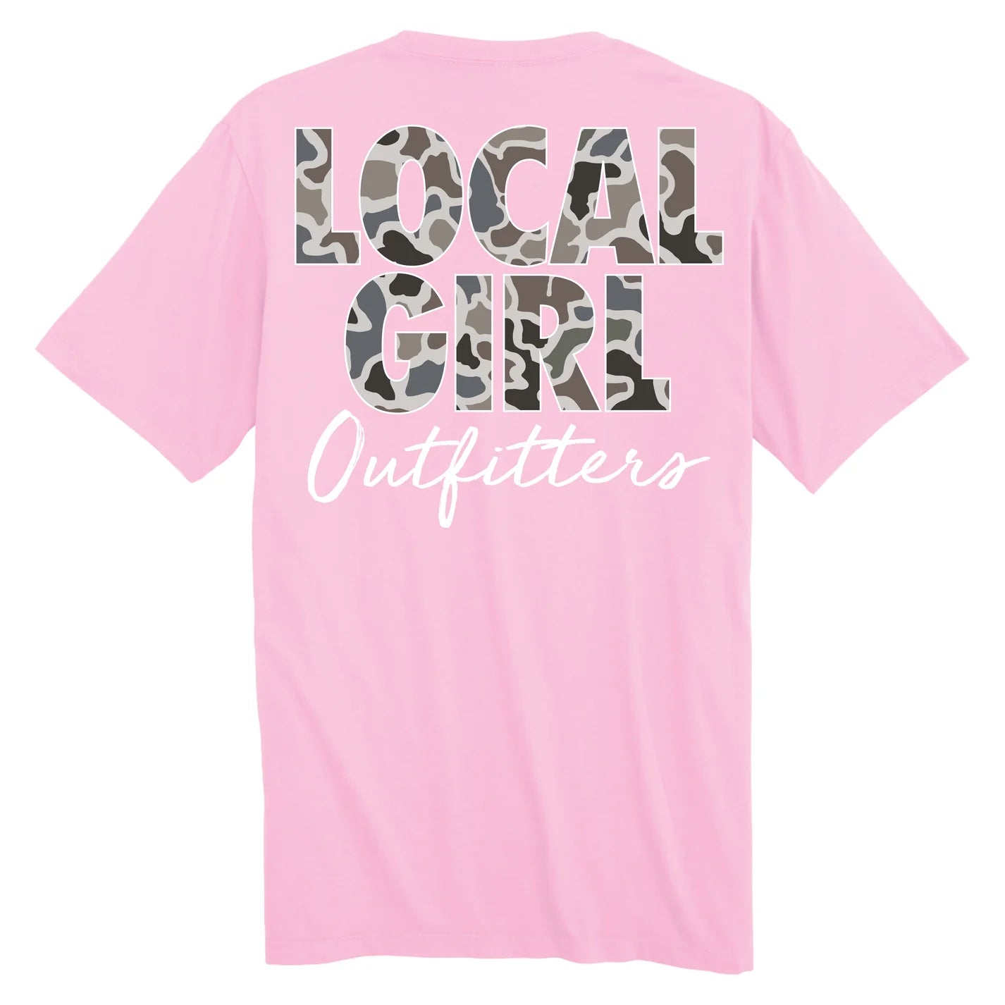 L5100006 Local Girl Absolut Localflague Short Sleeve Tee in Blossom