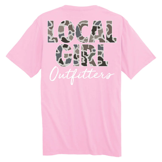 L5100006 Local Girl Absolut Localflague Short Sleeve Tee in Blossom