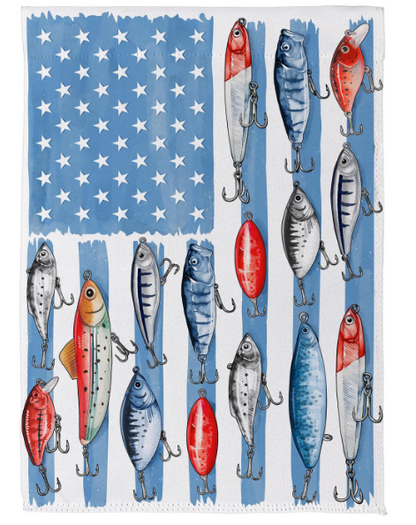 SX8VPGF25 Evergreen Fishing Life Garden Flag