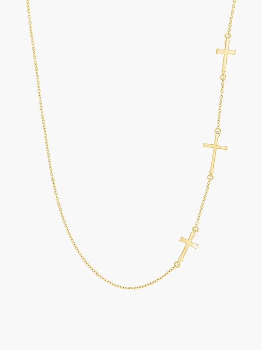 390005 RIZEN Calvary Cross Necklace 18.5"