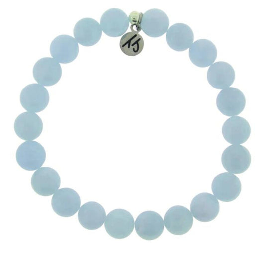 Mystic Beaded Bracelet with Blue Aquamarine Gemstones