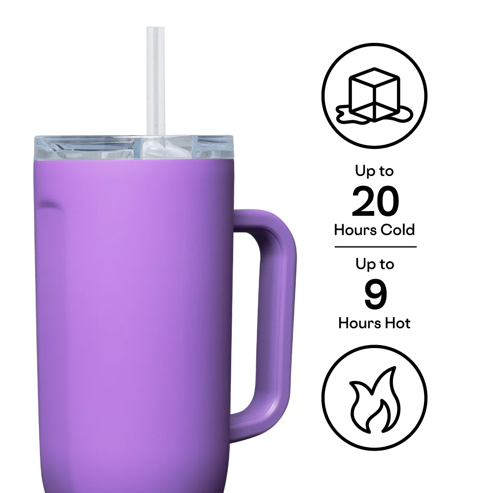 Corkcicle 40oz Cruiser Tumbler in Varsity Purple