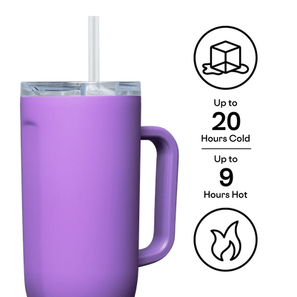 Corkcicle 40oz Cruiser Tumbler in Varsity Purple