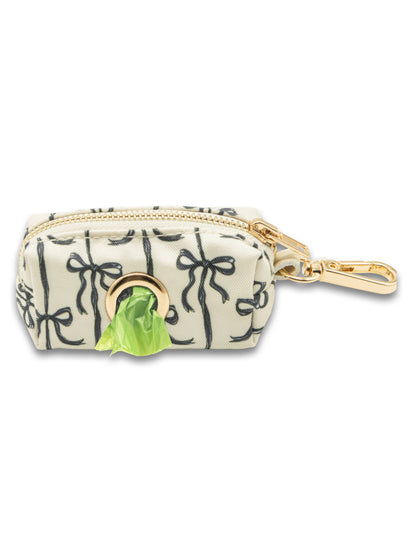 0126-PET-WST-BG-HLDR-BLKBOW Simply Southern Pet Waste Bag Holder in