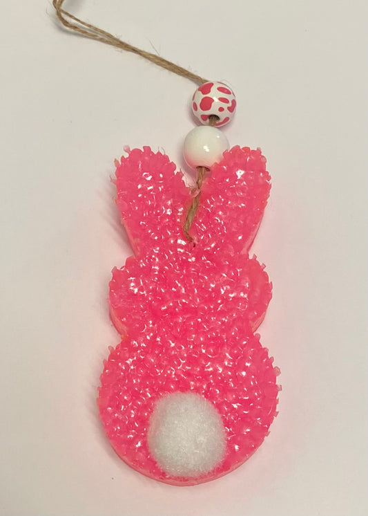 Beaded Peep Freshie - Pink Sugar