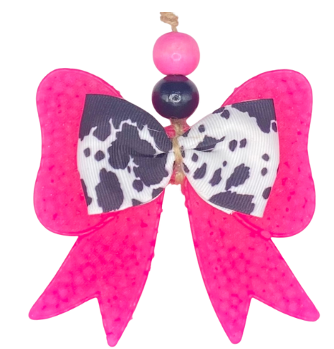 Cow Bow-tique Freshie Dark Pink - Coconut Hibiscus