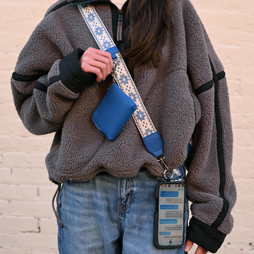 CG-1096BS Save The Girls Clip & Go Strap w/RFID Pouch Starburst Pattern