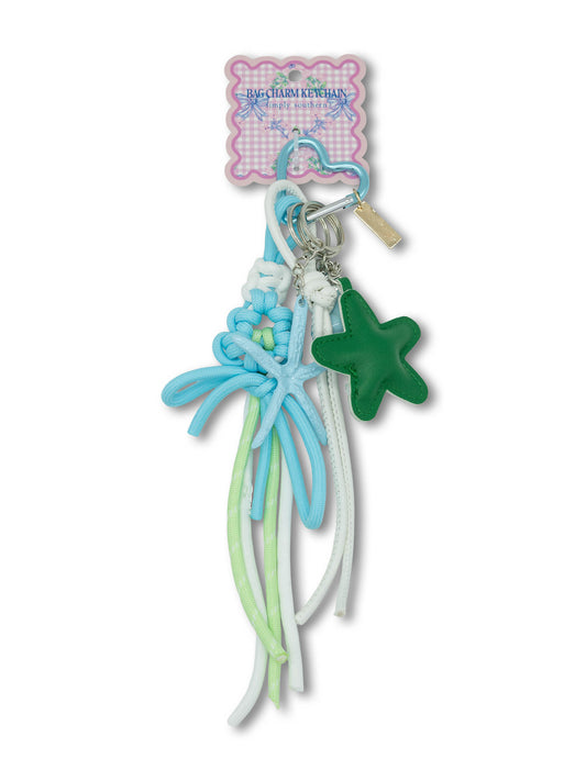 0126-BAG-CHARM-SUMMER-STARGRN Simply Southern Green Star Bag Charm